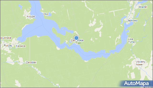 mapa Leśniczówka Czapla, Leśniczówka Czapla na mapie Targeo